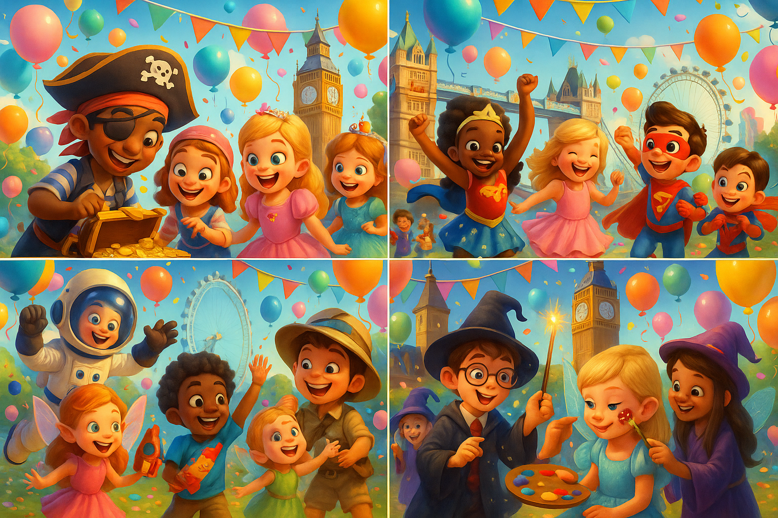 birthday-party-collage